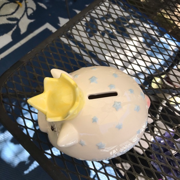 Mud Pie Mudpie Little Prince Ceramic Piggy Bank - Picture 6 of 9